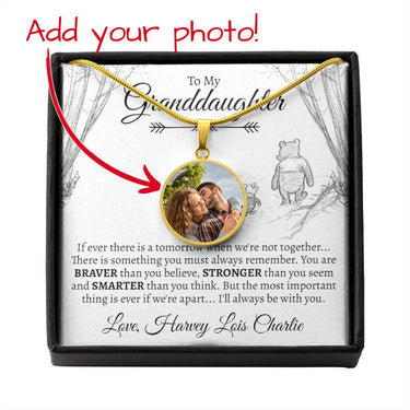 Personalized Granddaughter Birth Flower Necklace (custom) - Love You This Much